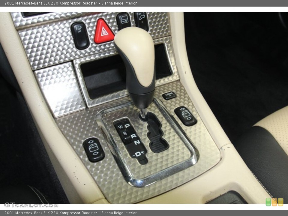 Sienna Beige Interior Transmission for the 2001 Mercedes-Benz SLK 230 Kompressor Roadster #79651757