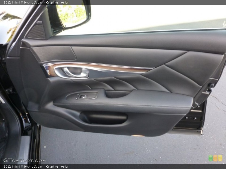 Graphite Interior Door Panel for the 2012 Infiniti M Hybrid Sedan #79651805