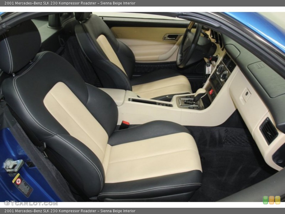 Sienna Beige Interior Front Seat for the 2001 Mercedes-Benz SLK 230 Kompressor Roadster #79651906