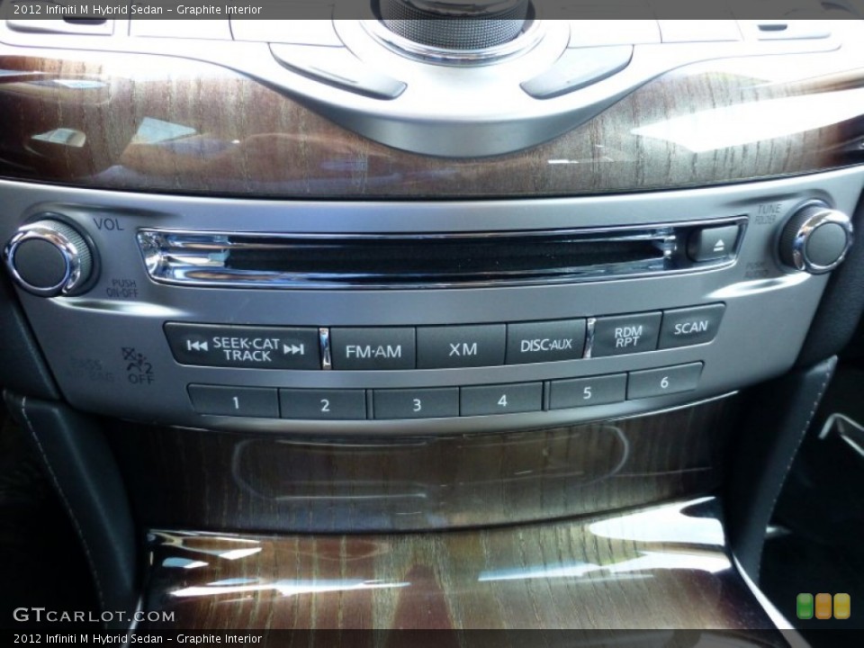 Graphite Interior Audio System for the 2012 Infiniti M Hybrid Sedan #79652105