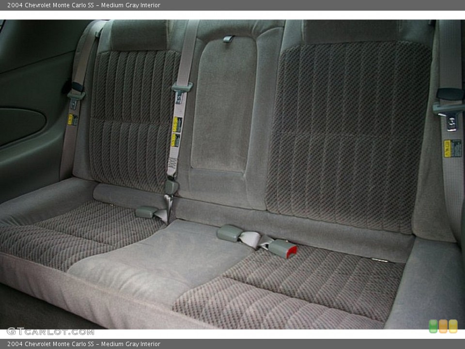 Medium Gray Interior Rear Seat for the 2004 Chevrolet Monte Carlo SS #79652273