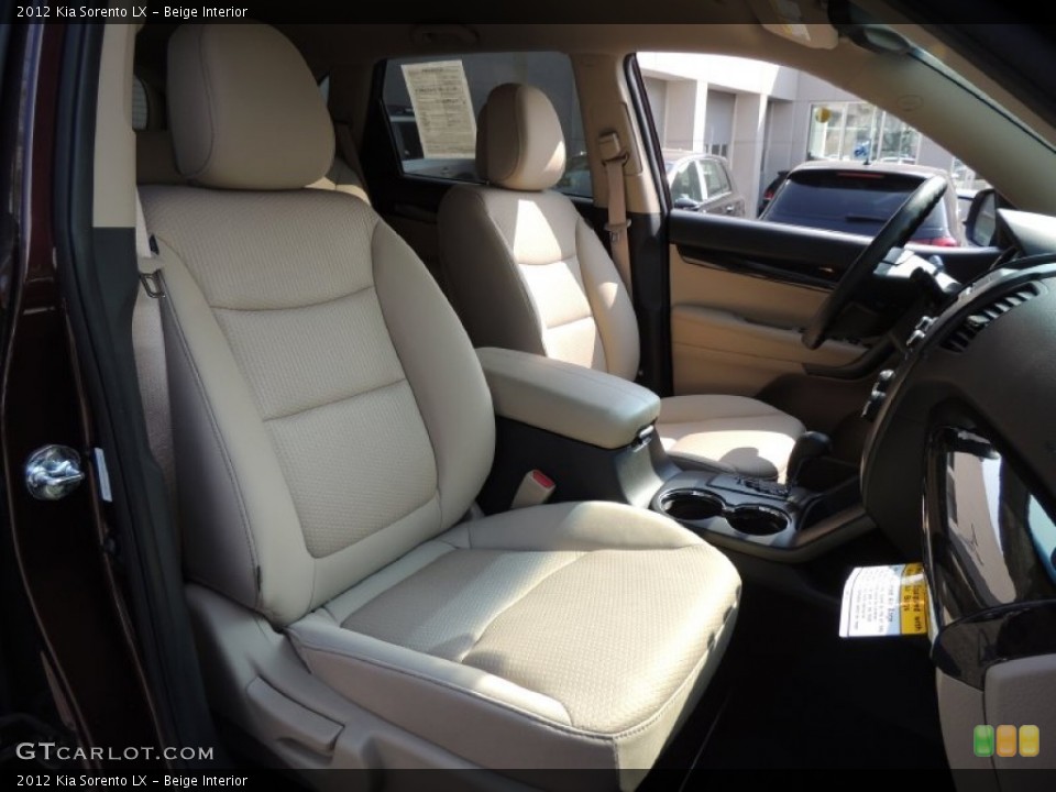 Beige Interior Front Seat for the 2012 Kia Sorento LX #79652351