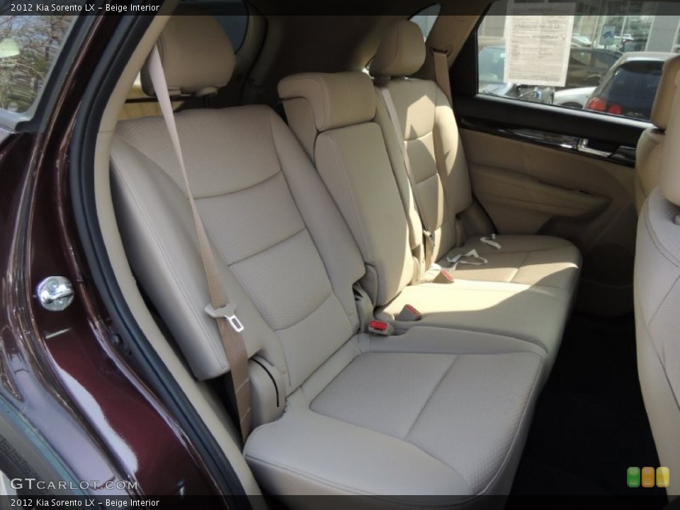 Beige Interior Rear Seat for the 2012 Kia Sorento LX #79652393
