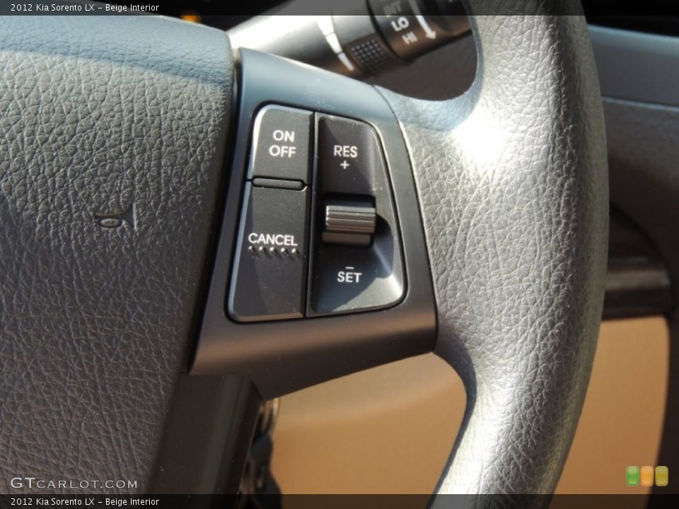 Beige Interior Controls for the 2012 Kia Sorento LX #79652552
