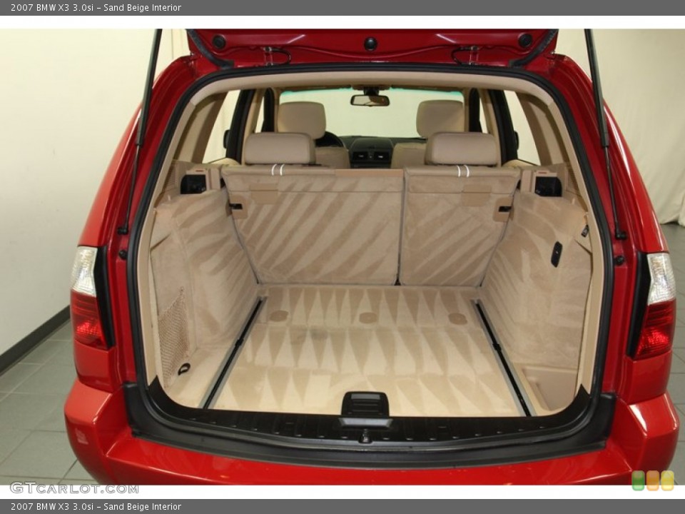 Sand Beige Interior Trunk for the 2007 BMW X3 3.0si #79652582