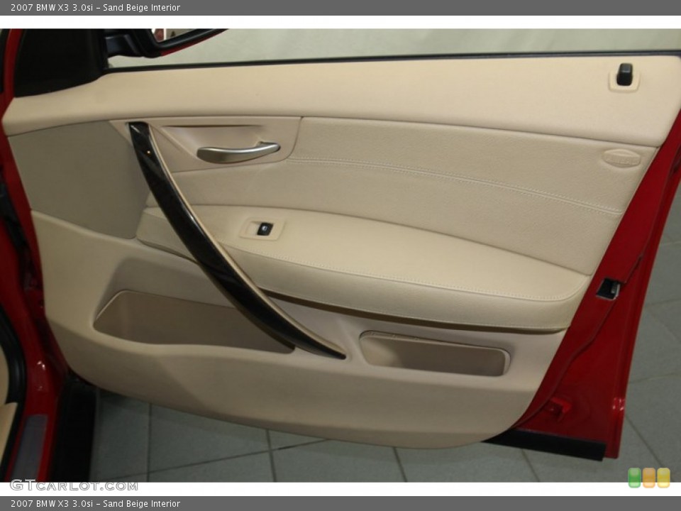 Sand Beige Interior Door Panel for the 2007 BMW X3 3.0si #79652696