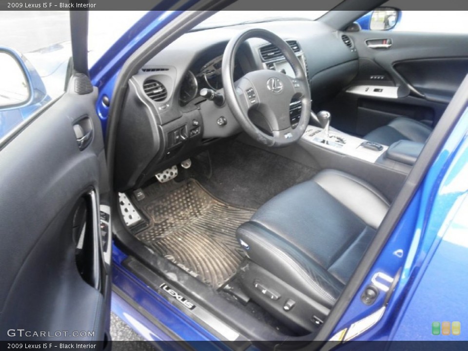 Black Interior Photo for the 2009 Lexus IS F #79653583