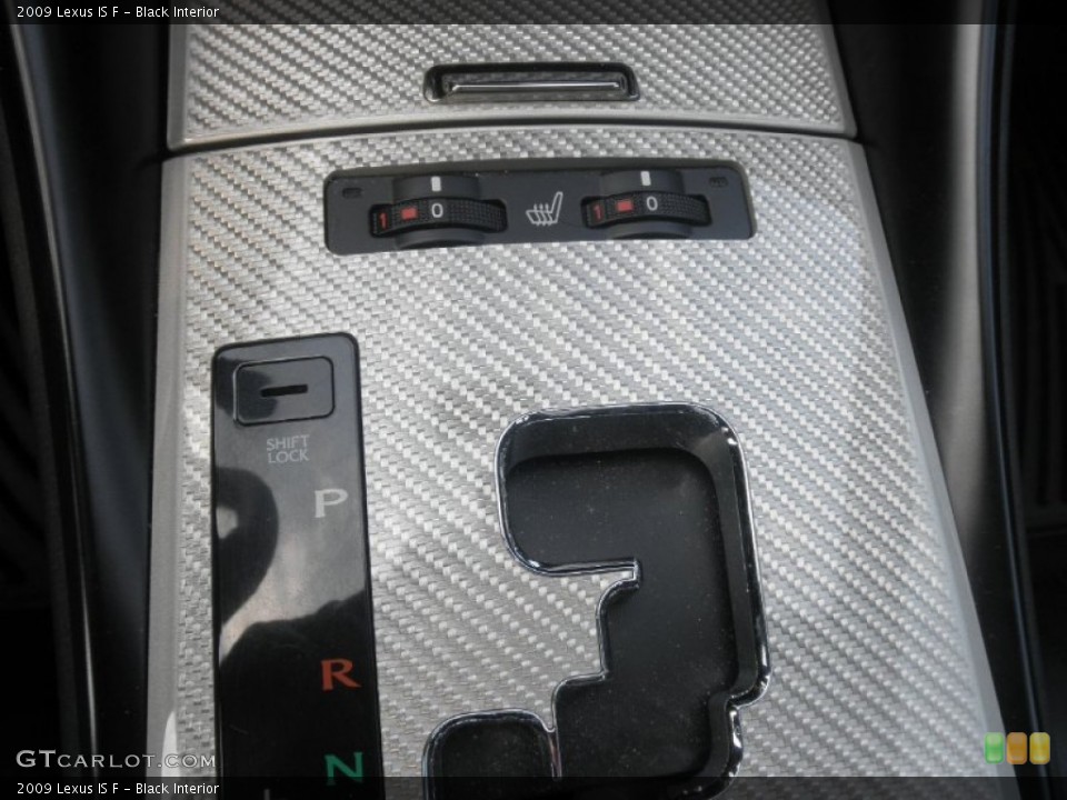 Black Interior Controls for the 2009 Lexus IS F #79653660