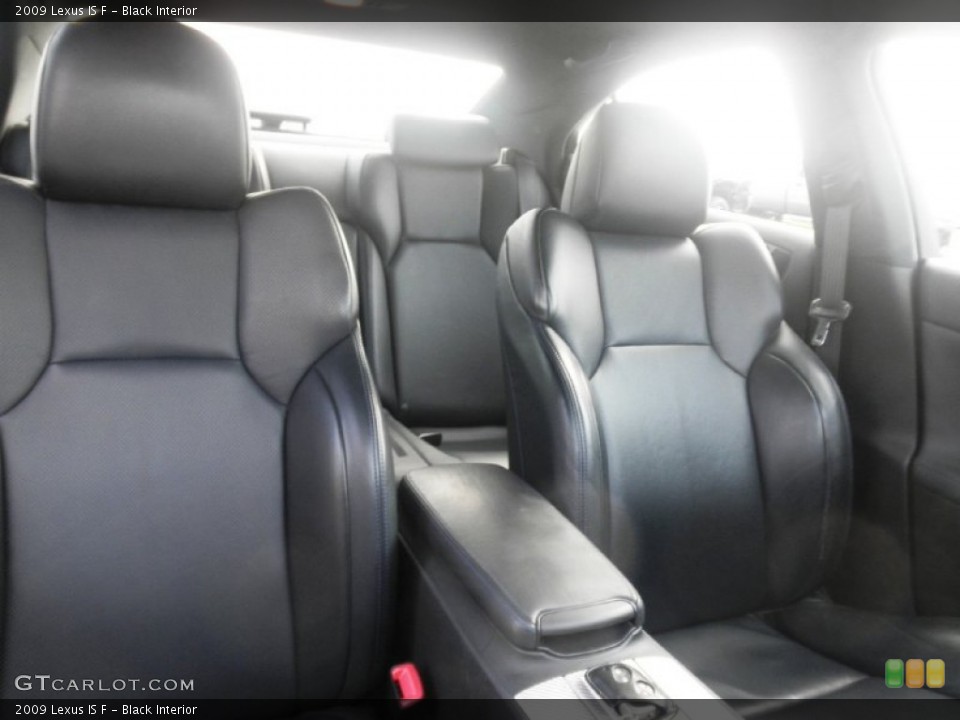Black 2009 Lexus IS Interiors