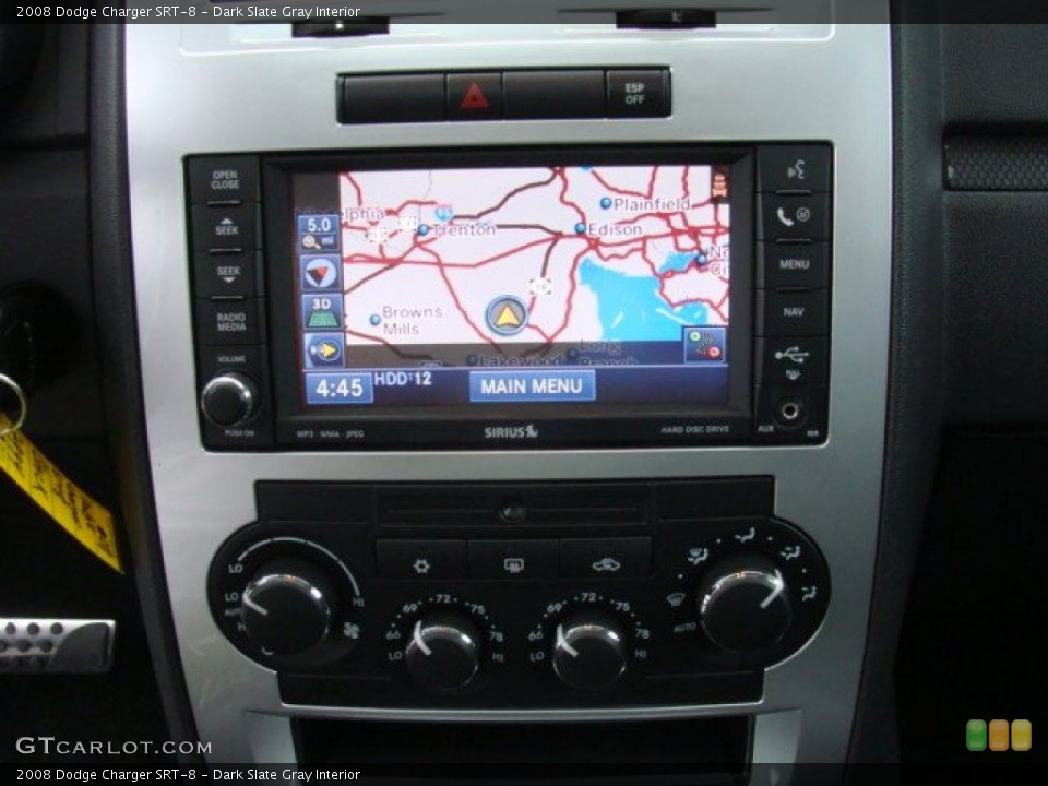 Dark Slate Gray Interior Navigation for the 2008 Dodge Charger SRT-8 #79654371
