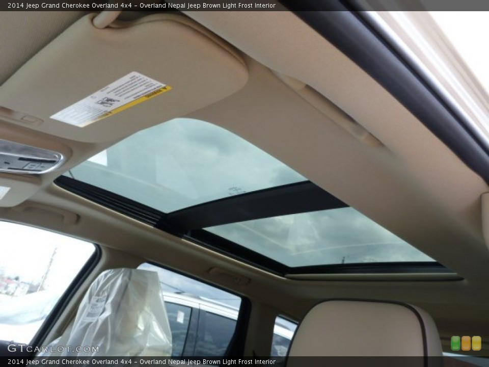 Overland Nepal Jeep Brown Light Frost Interior Sunroof for the 2014 Jeep Grand Cherokee Overland 4x4 #79654694
