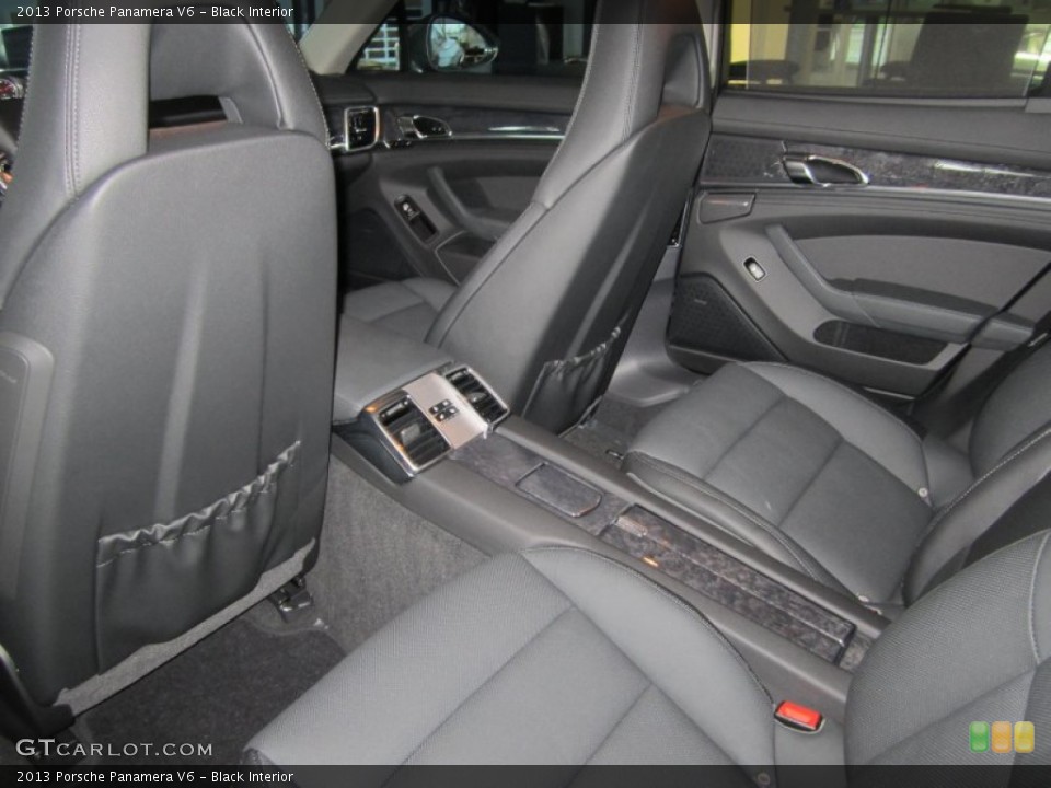 Black Interior Rear Seat for the 2013 Porsche Panamera V6 #79654773
