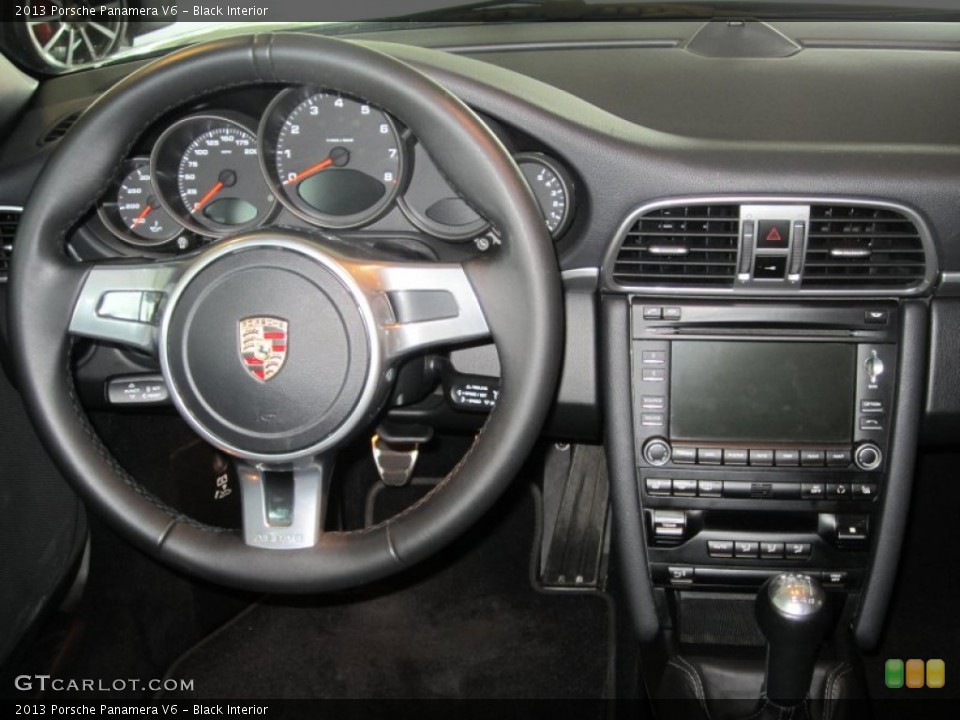 Black Interior Dashboard for the 2013 Porsche Panamera V6 #79654886