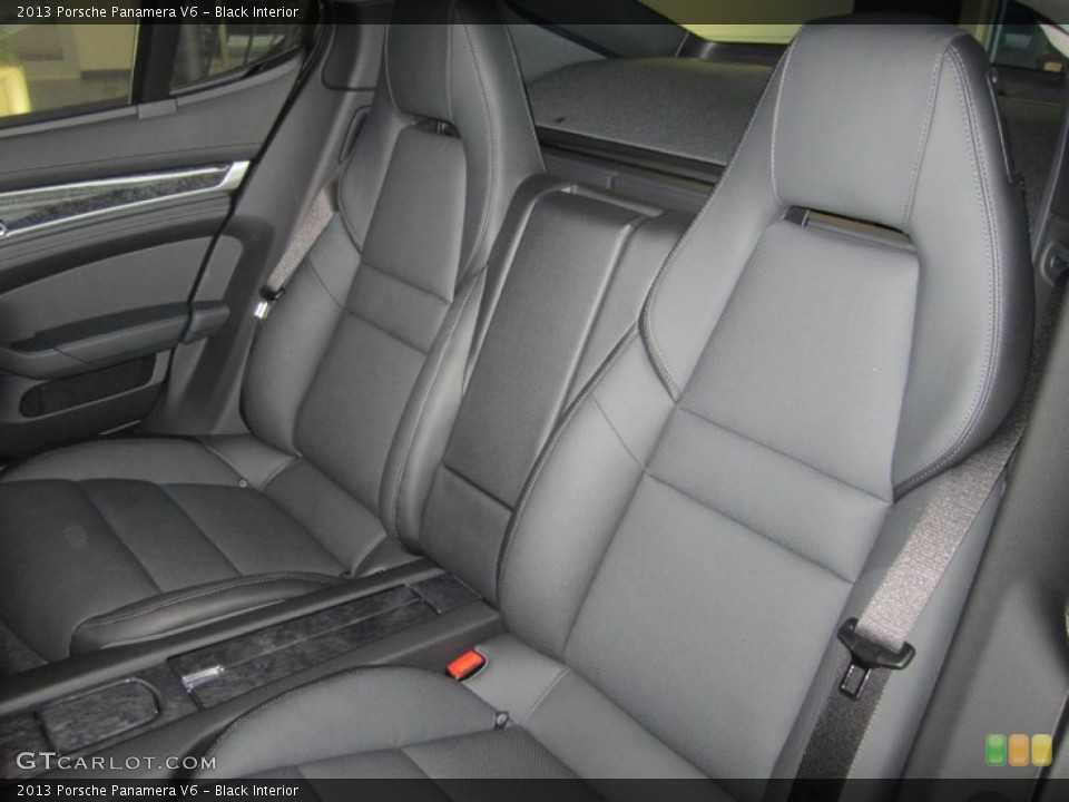 Black Interior Rear Seat for the 2013 Porsche Panamera V6 #79654933