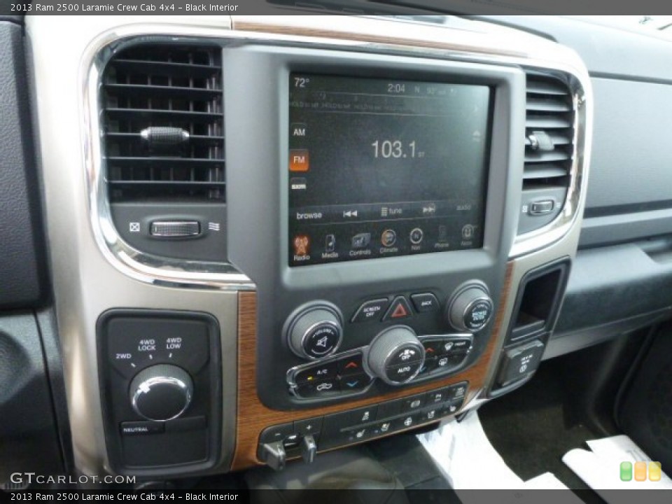 Black Interior Controls for the 2013 Ram 2500 Laramie Crew Cab 4x4 #79655081