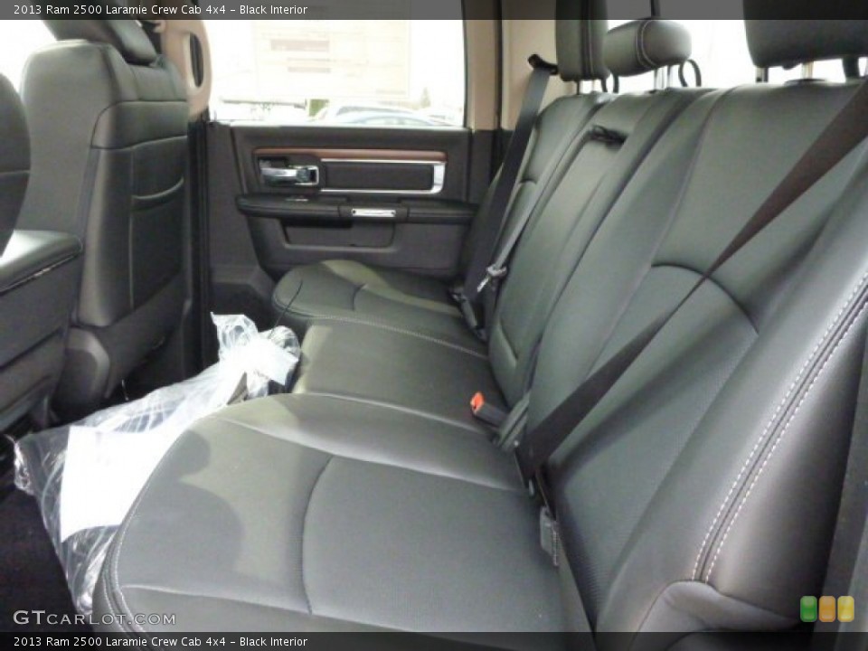 Black Interior Rear Seat for the 2013 Ram 2500 Laramie Crew Cab 4x4 #79655258
