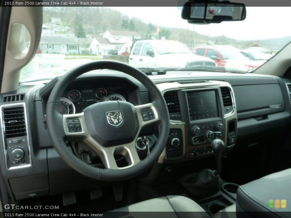 Black Interior Dashboard for the 2013 Ram 2500 Laramie Crew Cab 4x4 #79655271
