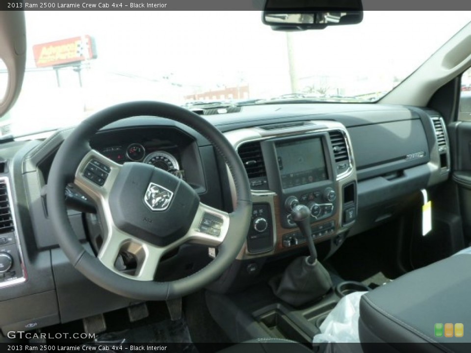 Black Interior Dashboard for the 2013 Ram 2500 Laramie Crew Cab 4x4 #79655601