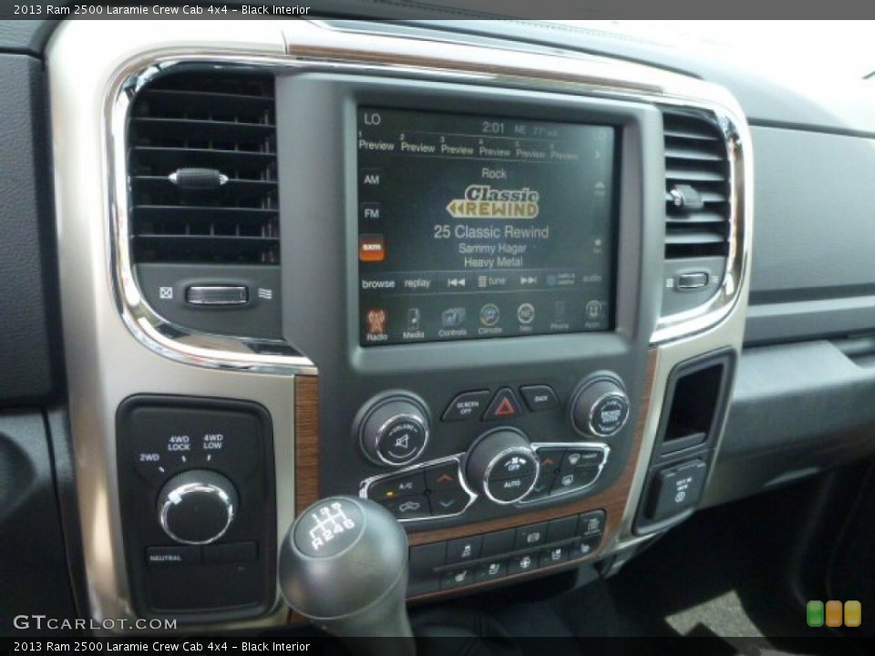 Black Interior Controls for the 2013 Ram 2500 Laramie Crew Cab 4x4 #79655726