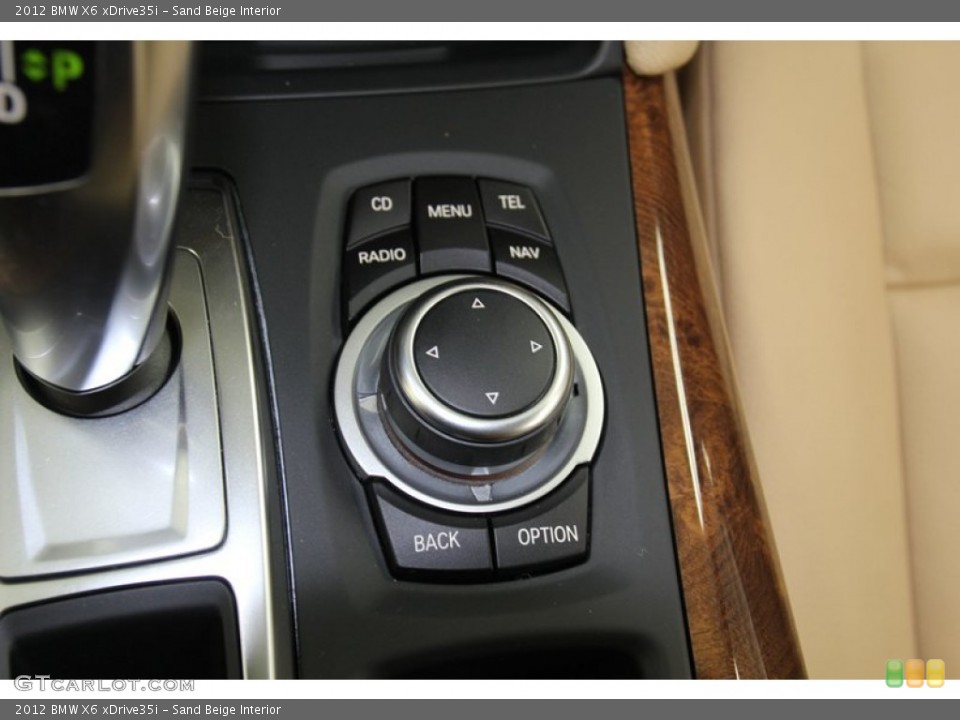 Sand Beige Interior Controls for the 2012 BMW X6 xDrive35i #79655872
