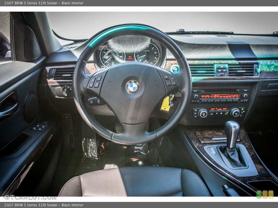 Black Interior Dashboard for the 2007 BMW 3 Series 328i Sedan #79657253