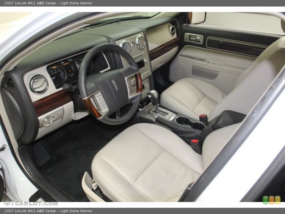 Light Stone Interior Prime Interior for the 2007 Lincoln MKZ AWD Sedan #79657361