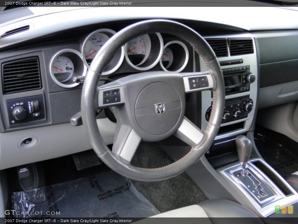 Dark Slate Gray/Light Slate Gray Interior Steering Wheel for the 2007 Dodge Charger SRT-8 #79657427