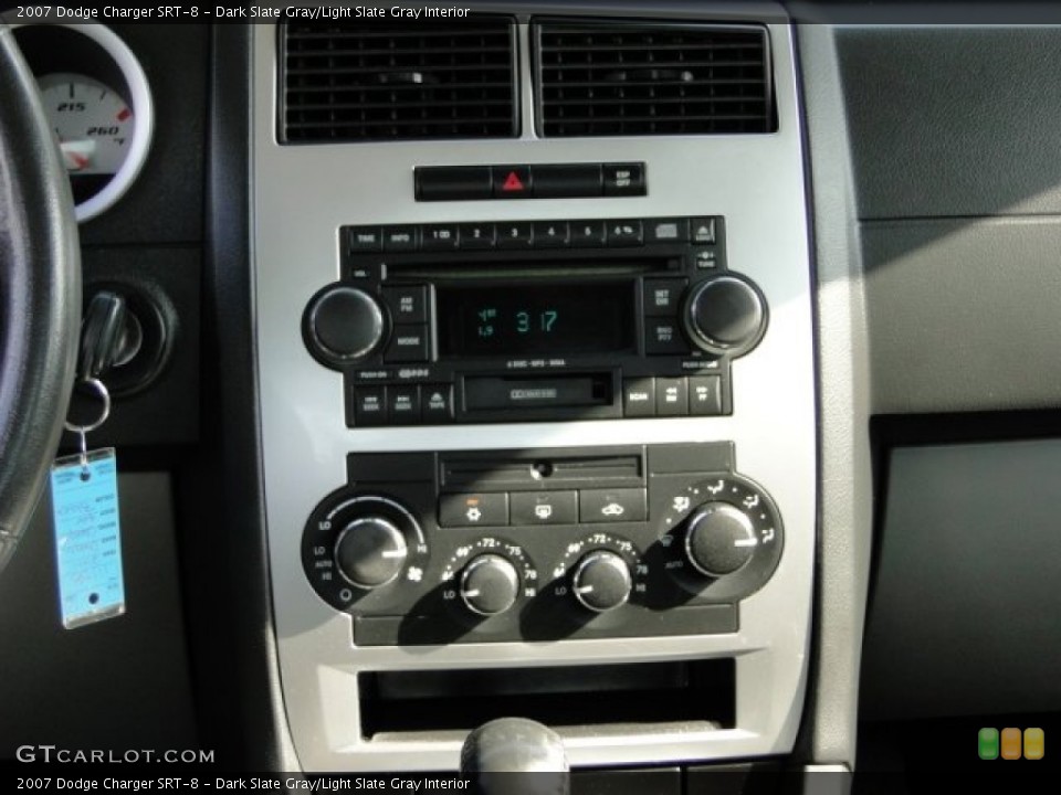 Dark Slate Gray/Light Slate Gray Interior Controls for the 2007 Dodge Charger SRT-8 #79657444