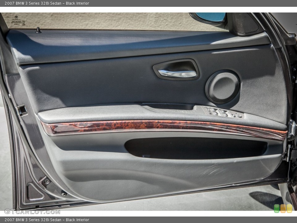 Black Interior Door Panel for the 2007 BMW 3 Series 328i Sedan #79657649