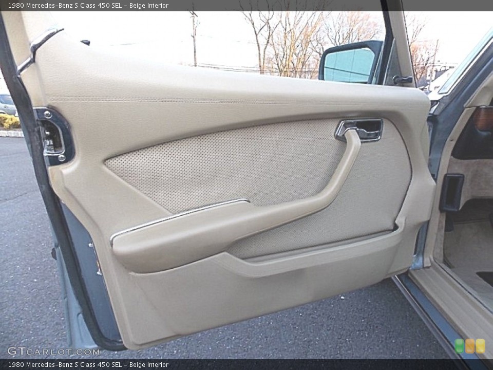 Beige Interior Door Panel for the 1980 Mercedes-Benz S Class 450 SEL #79657706