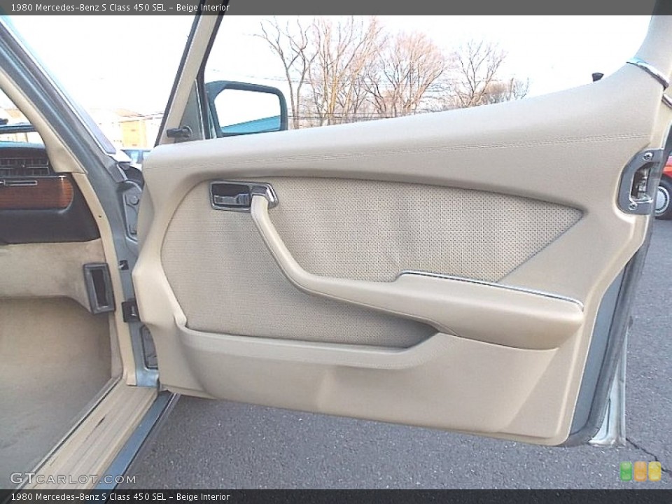 Beige Interior Door Panel for the 1980 Mercedes-Benz S Class 450 SEL #79657799