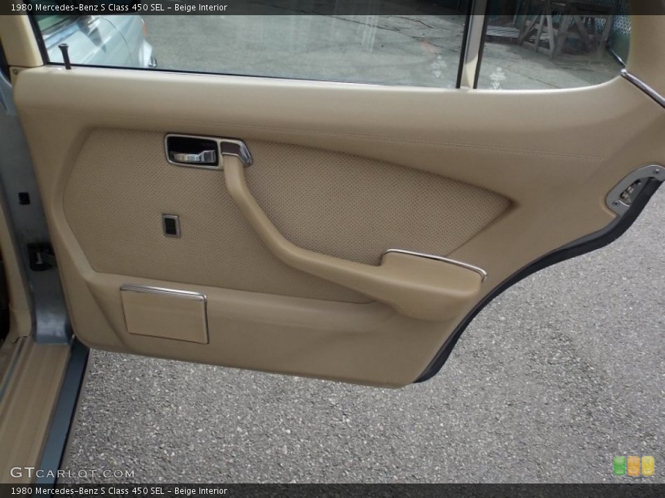 Beige Interior Door Panel for the 1980 Mercedes-Benz S Class 450 SEL #79657997