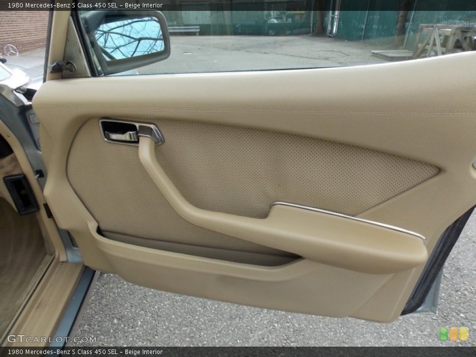 Beige Interior Door Panel for the 1980 Mercedes-Benz S Class 450 SEL #79658028