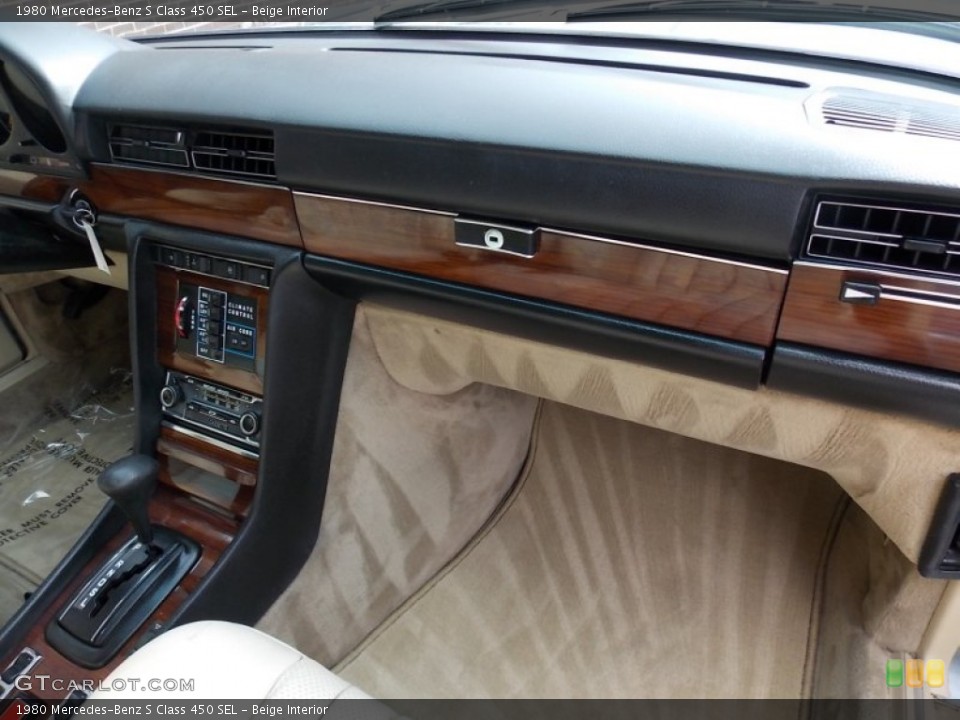 Beige Interior Dashboard for the 1980 Mercedes-Benz S Class 450 SEL #79658096