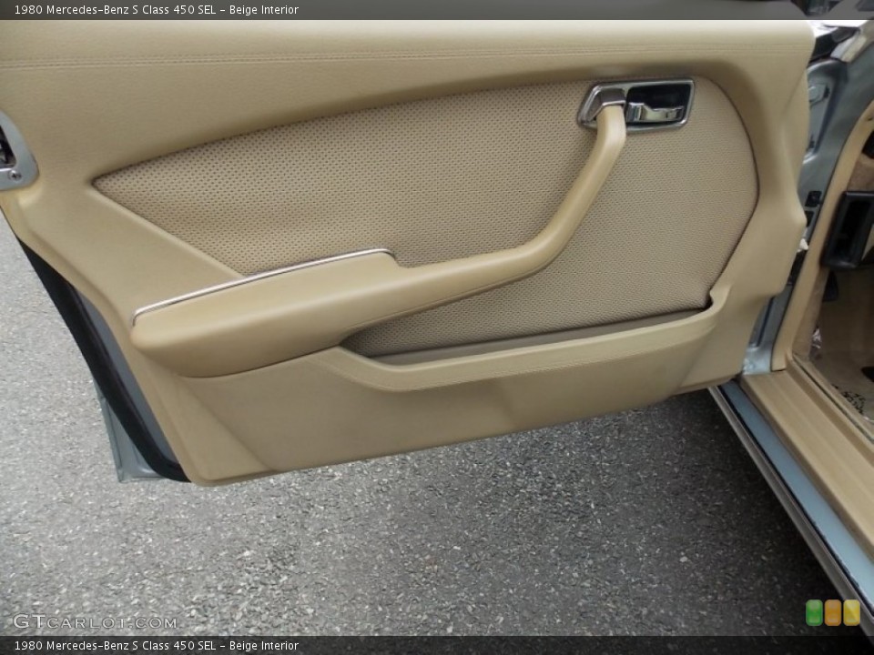 Beige Interior Door Panel for the 1980 Mercedes-Benz S Class 450 SEL #79658250
