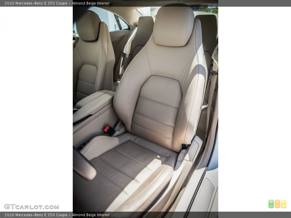 Almond Beige Interior Front Seat for the 2010 Mercedes-Benz E 350 Coupe #79659617