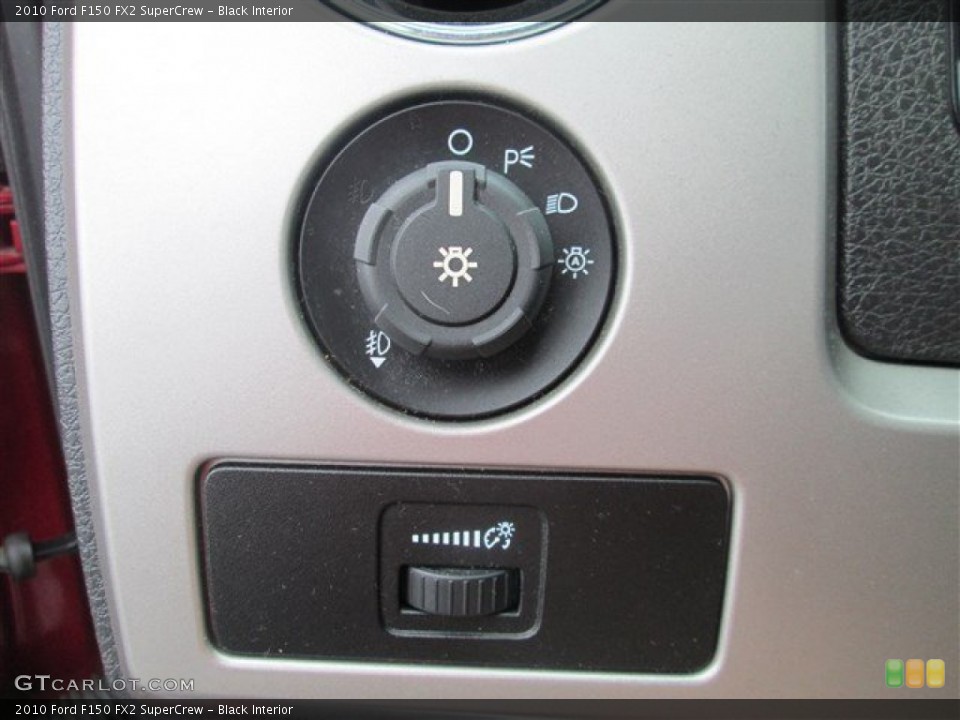 Black Interior Controls for the 2010 Ford F150 FX2 SuperCrew #79659659