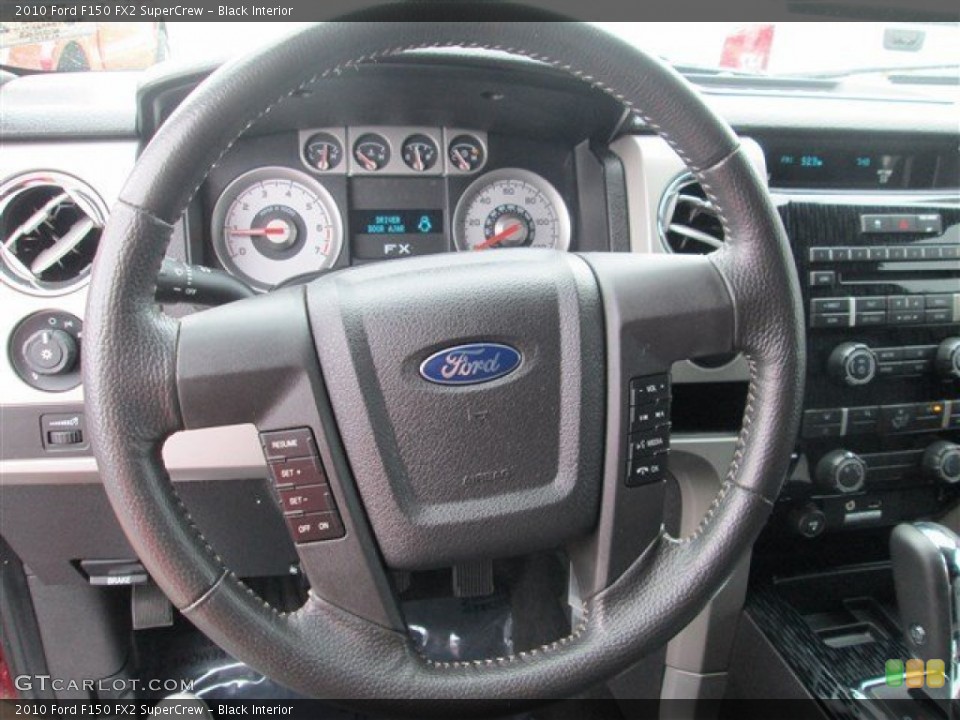 Black Interior Steering Wheel for the 2010 Ford F150 FX2 SuperCrew #79659675