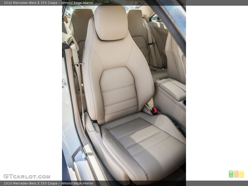 Almond Beige Interior Front Seat for the 2010 Mercedes-Benz E 350 Coupe #79659712