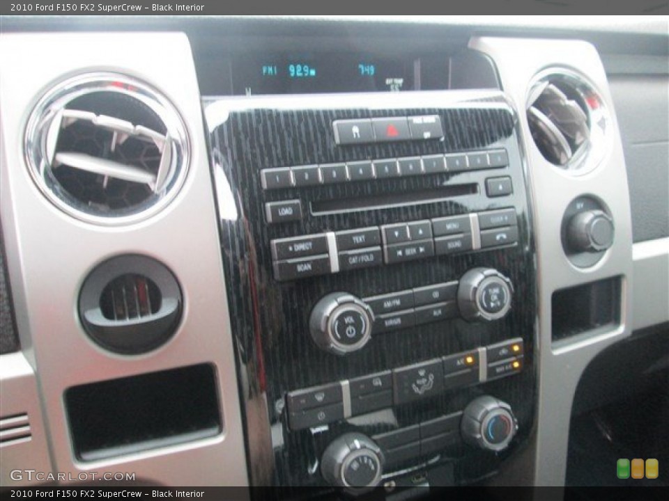 Black Interior Controls for the 2010 Ford F150 FX2 SuperCrew #79659713