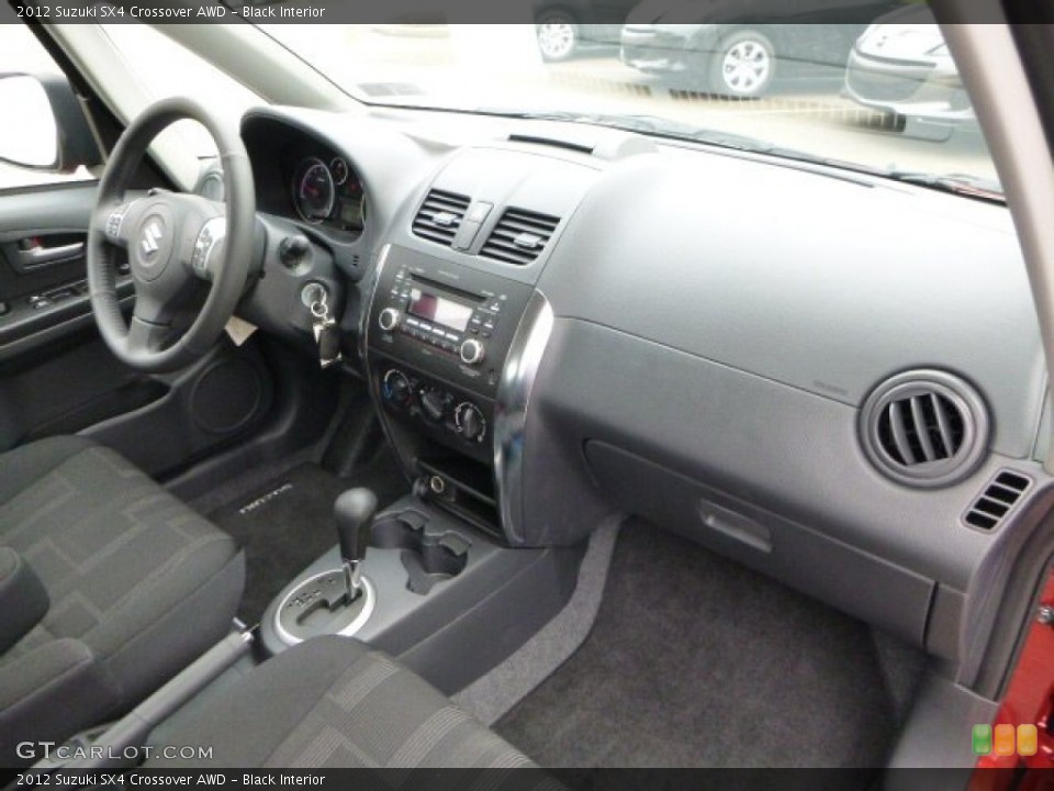 Black Interior Dashboard for the 2012 Suzuki SX4 Crossover AWD #79661229