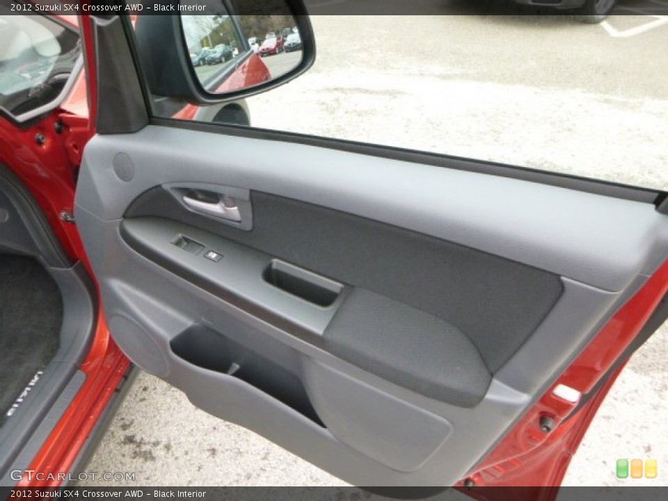 Black Interior Door Panel for the 2012 Suzuki SX4 Crossover AWD #79661246