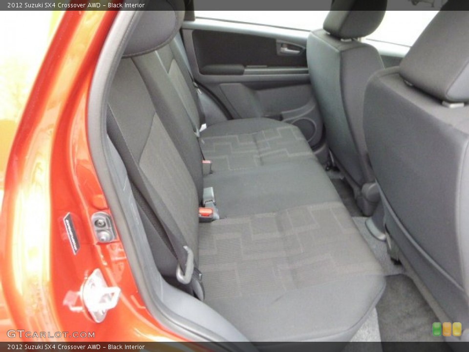 Black Interior Rear Seat for the 2012 Suzuki SX4 Crossover AWD #79661261