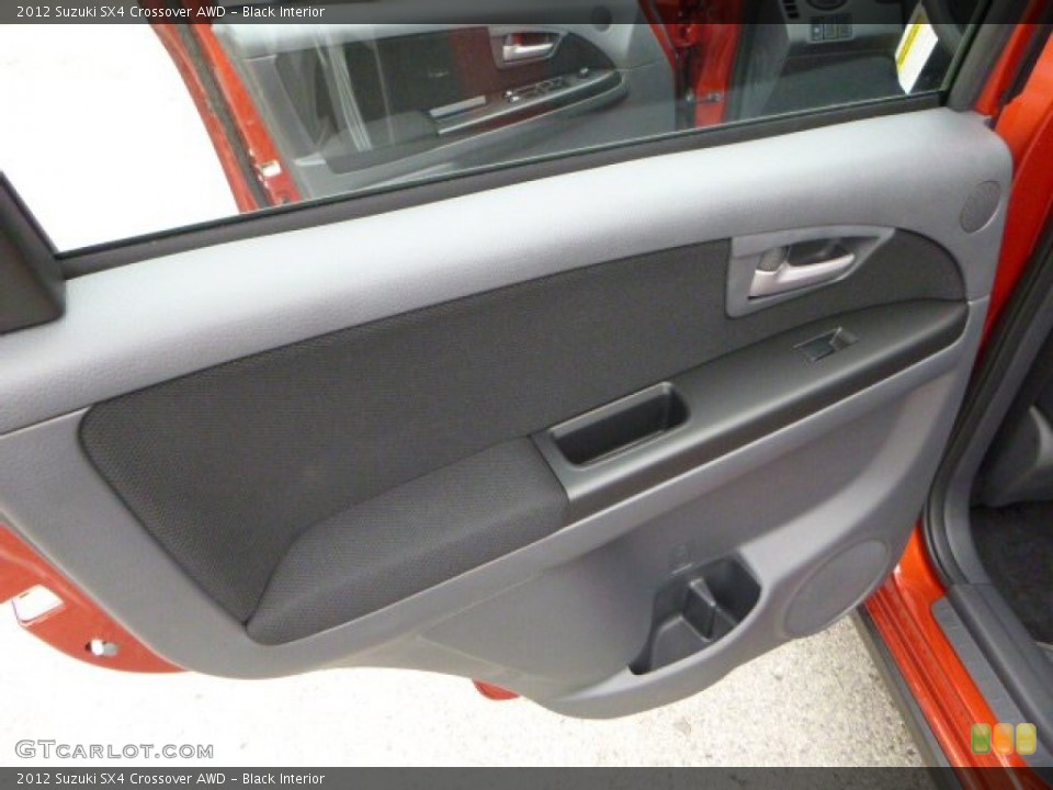 Black Interior Door Panel for the 2012 Suzuki SX4 Crossover AWD #79661331