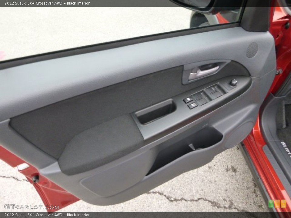 Black Interior Door Panel for the 2012 Suzuki SX4 Crossover AWD #79661345