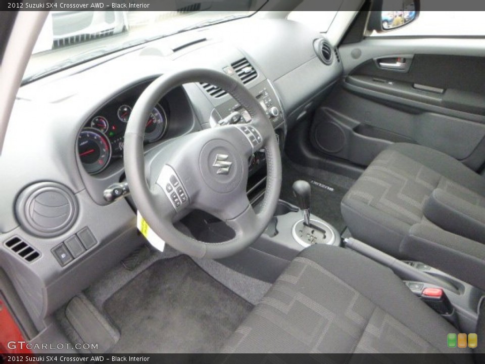 Black Interior Photo for the 2012 Suzuki SX4 Crossover AWD #79661356
