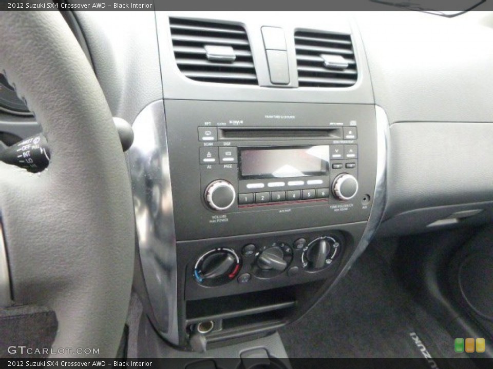Black Interior Controls for the 2012 Suzuki SX4 Crossover AWD #79661402