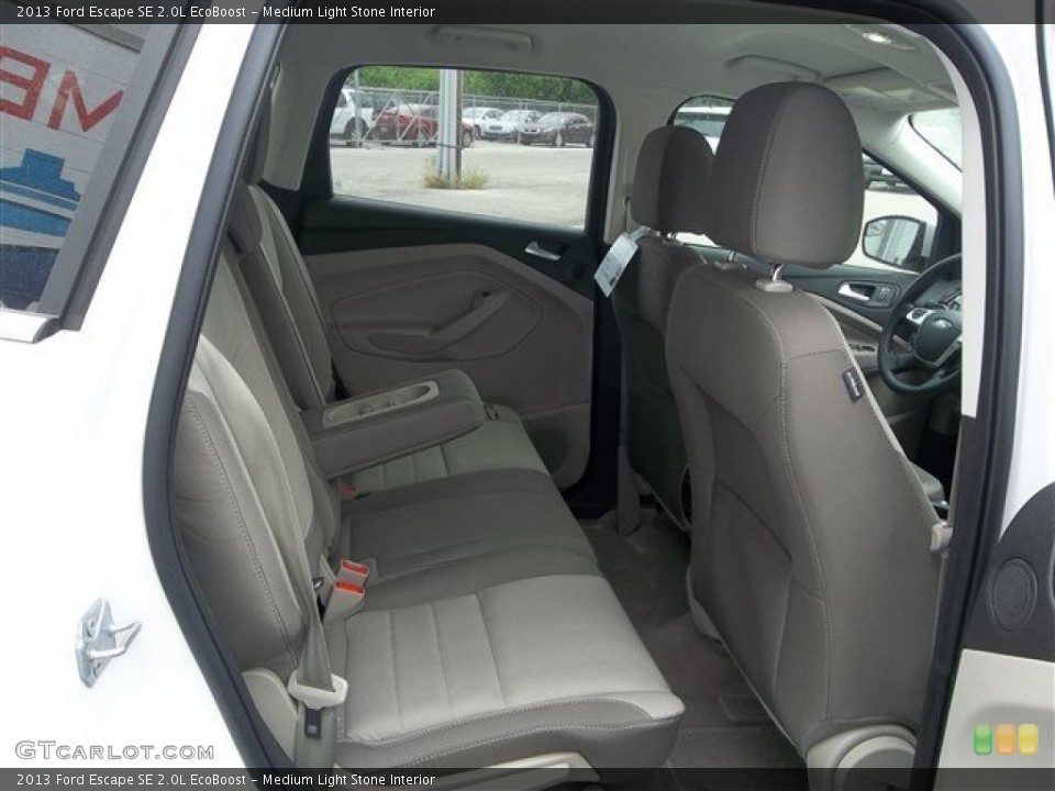 Medium Light Stone Interior Rear Seat for the 2013 Ford Escape SE 2.0L EcoBoost #79661892