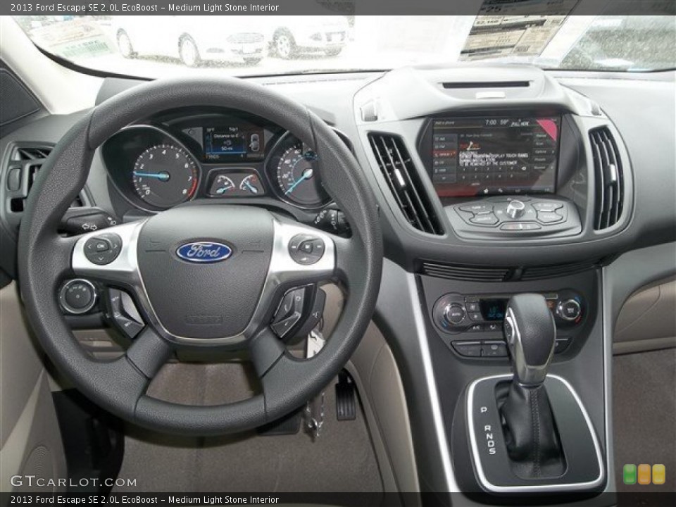 Medium Light Stone Interior Dashboard for the 2013 Ford Escape SE 2.0L EcoBoost #79661925