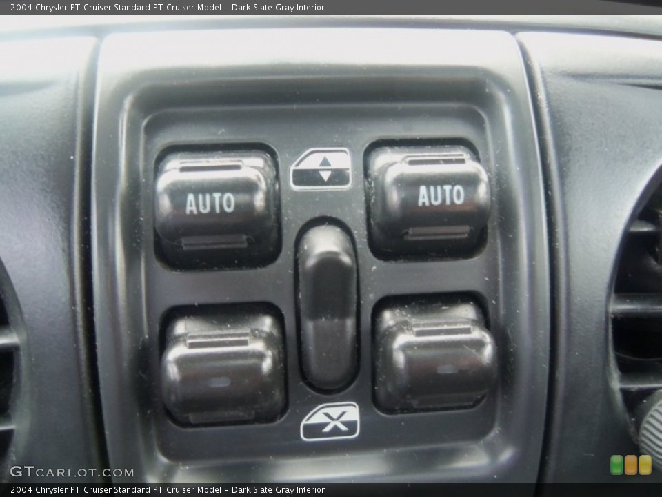 Dark Slate Gray Interior Controls for the 2004 Chrysler PT Cruiser  #79662122